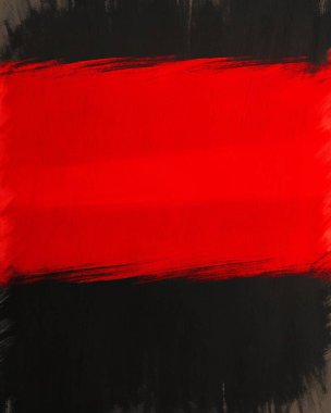 Kalın kırmızı ve siyah fırça darbelerine sahip basit, temiz bir boya dokusu, merkezde sınırlandırılmış boş bir alan, soyut sanat kapakları, modern posterler, yaratıcı yerleşimler ve anlamlı markalaşma için mükemmel. Bu sanatsal yüzey 