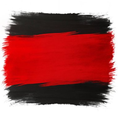 Kalın kırmızı ve siyah fırça darbelerine sahip basit, temiz bir boya dokusu, merkezde sınırlandırılmış boş bir alan, soyut sanat kapakları, modern posterler, yaratıcı yerleşimler ve anlamlı markalaşma için mükemmel. Bu sanatsal yüzey 