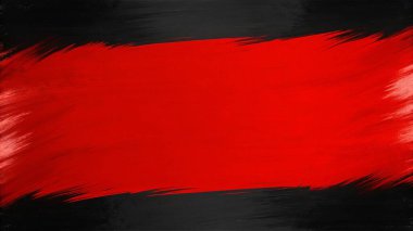 Kalın kırmızı ve siyah fırça darbelerine sahip basit, temiz bir boya dokusu, merkezde sınırlandırılmış boş bir alan, soyut sanat kapakları, modern posterler, yaratıcı yerleşimler ve anlamlı markalaşma için mükemmel. Bu sanatsal yüzey 