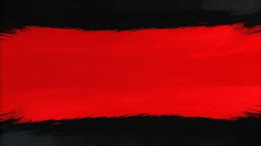 Kalın kırmızı ve siyah fırça darbelerine sahip basit, temiz bir boya dokusu, merkezde sınırlandırılmış boş bir alan, soyut sanat kapakları, modern posterler, yaratıcı yerleşimler ve anlamlı markalaşma için mükemmel. Bu sanatsal yüzey 