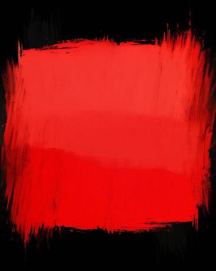 Kalın kırmızı ve siyah fırça darbelerine sahip basit, temiz bir boya dokusu, merkezde sınırlandırılmış boş bir alan, soyut sanat kapakları, modern posterler, yaratıcı yerleşimler ve anlamlı markalaşma için mükemmel. Bu sanatsal yüzey 