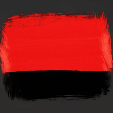 Kalın kırmızı ve siyah fırça darbelerine sahip basit, temiz bir boya dokusu, merkezde sınırlandırılmış boş bir alan, soyut sanat kapakları, modern posterler, yaratıcı yerleşimler ve anlamlı markalaşma için mükemmel. Bu sanatsal yüzey 