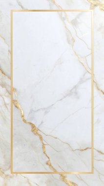 Zarif beyaz ve altın damarlara sahip basit, temiz bir mermer dokuya sahip, merkezde sınırlandırılmış boş bir alan, lüks markalaşma, üst düzey ambalaj, modern davetiyeler ve premium kırtasiye malzemeleri için mükemmel. Bu rafine mermer tasarımı