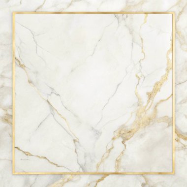 Zarif beyaz ve altın damarlara sahip basit, temiz bir mermer dokuya sahip, merkezde sınırlandırılmış boş bir alan, lüks markalaşma, üst düzey ambalaj, modern davetiyeler ve premium kırtasiye malzemeleri için mükemmel. Bu rafine mermer tasarımı