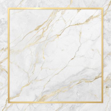 Zarif beyaz ve altın damarlara sahip basit, temiz bir mermer dokuya sahip, merkezde sınırlandırılmış boş bir alan, lüks markalaşma, üst düzey ambalaj, modern davetiyeler ve premium kırtasiye malzemeleri için mükemmel. Bu rafine mermer tasarımı