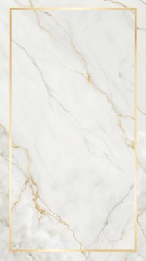 Zarif beyaz ve altın damarlara sahip basit, temiz bir mermer dokuya sahip, merkezde sınırlandırılmış boş bir alan, lüks markalaşma, üst düzey ambalaj, modern davetiyeler ve premium kırtasiye malzemeleri için mükemmel. Bu rafine mermer tasarımı