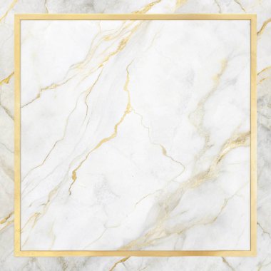 Zarif beyaz ve altın damarlara sahip basit, temiz bir mermer dokuya sahip, merkezde sınırlandırılmış boş bir alan, lüks markalaşma, üst düzey ambalaj, modern davetiyeler ve premium kırtasiye malzemeleri için mükemmel. Bu rafine mermer tasarımı