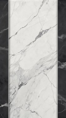 Kalın siyah ve gümüş çizgilere sahip basit, temiz mermer bir arka plan, merkezinde sınır olan boş bir alan, modern ambalajlama, lüks markalaşma, gösterişli kırtasiye ve şık dijital yerleşimler için mükemmel. Bu çağdaş mermer tasarımı