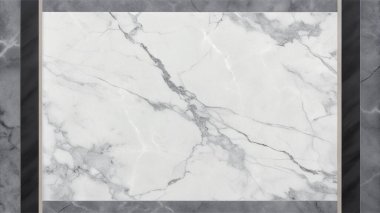 Kalın siyah ve gümüş çizgilere sahip basit, temiz mermer bir arka plan, merkezinde sınır olan boş bir alan, modern ambalajlama, lüks markalaşma, gösterişli kırtasiye ve şık dijital yerleşimler için mükemmel. Bu çağdaş mermer tasarımı