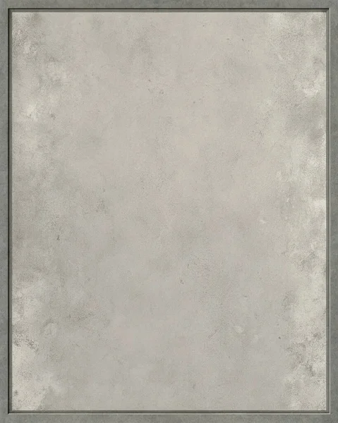 Koyu gri ve tozlu beyaz kenarları olan basit, temiz bir beton doku arka planında merkezde sınırlandırılmış boş bir alan, endüstriyel markalaşma, kentsel posterler, ambalajlama ve modern yerleşimler için mükemmel. Bu dayanıklı ve yıpranmış surfa