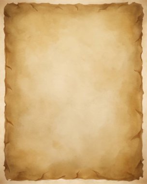 Altın-kahverengi lekeler ve kıvrımlı köşeler içeren basit, temiz bir parşömen dokusu. Tasarım, merkezde, ortaçağ haritaları, fantezi posterleri, tarihi belgeler, hazine haritaları ve karınca için mükemmel hale getiren bir boşluk alanı içeriyor.