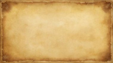 Altın-kahverengi lekeler ve kıvrımlı köşeler içeren basit, temiz bir parşömen dokusu. Tasarım, merkezde, ortaçağ haritaları, fantezi posterleri, tarihi belgeler, hazine haritaları ve karınca için mükemmel hale getiren bir boşluk alanı içeriyor.