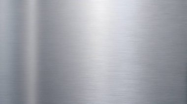 Basit, temiz metal desenli bir arka plan, ince yansımaları ve merkezde içi boş bir alanı olan fırçalı bir çelik kaplama. Endüstriyel posterler, modern markalar, ürün ambalajları, mimari planlar ve şık dijital delikler için mükemmel.