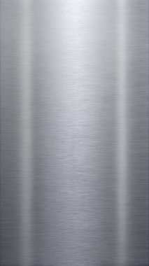 Basit, temiz metal desenli bir arka plan, ince yansımaları ve merkezde içi boş bir alanı olan fırçalı bir çelik kaplama. Endüstriyel posterler, modern markalar, ürün ambalajları, mimari planlar ve şık dijital delikler için mükemmel.
