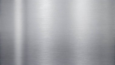 Basit, temiz metal desenli bir arka plan, ince yansımaları ve merkezde içi boş bir alanı olan fırçalı bir çelik kaplama. Endüstriyel posterler, modern markalar, ürün ambalajları, mimari planlar ve şık dijital delikler için mükemmel.