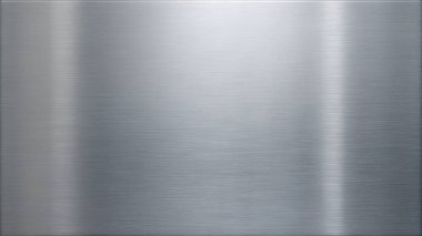 Basit, temiz metal desenli bir arka plan, ince yansımaları ve merkezde içi boş bir alanı olan fırçalı bir çelik kaplama. Endüstriyel posterler, modern markalar, ürün ambalajları, mimari planlar ve şık dijital delikler için mükemmel.