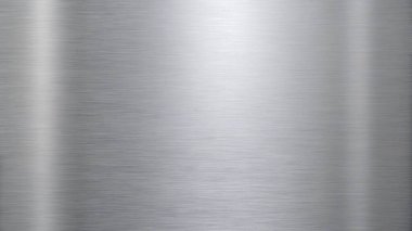 Basit, temiz metal desenli bir arka plan, ince yansımaları ve merkezde içi boş bir alanı olan fırçalı bir çelik kaplama. Endüstriyel posterler, modern markalar, ürün ambalajları, mimari planlar ve şık dijital delikler için mükemmel.