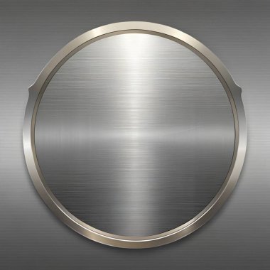 Basit, temiz metal bir arka plan. Ortasında boş bir alan olan parlak bir krom. Fütürist markalaşma, yüksek teknoloji ambalajlama, lüks posterler, şık dijital tasarımlar ve çağdaş yerleşimler için mükemmel. Bu yansıtıcı