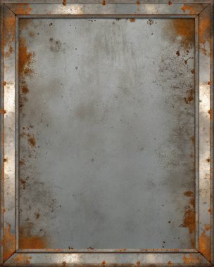 Pas lekeleri ve merkezde içi boş bir bölge ile çizikleri içeren basit, temiz bir metal doku. Grunge tasarımları, endüstriyel posterler, eski markalar, kentsel grafikler ve retro tasarımlar için mükemmel. Bu yıpranmış ve 