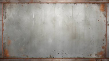 Pas lekeleri ve merkezde içi boş bir bölge ile çizikleri içeren basit, temiz bir metal doku. Grunge tasarımları, endüstriyel posterler, eski markalar, kentsel grafikler ve retro tasarımlar için mükemmel. Bu yıpranmış ve 