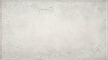 Beyazlatılmış alçı çatlaklardan oluşan basit, temiz bir duvar dokusu. Ortasında da boş bir alan var. Minimum yerleşim düzeni, modern posterler, editoryal kapaklar, mimari modeller, zarif markalaşma, paketleme tasarımı ve conte için mükemmel.