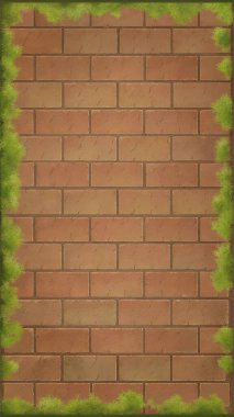 Basit, temiz bir tuğla dokusu, yosun lekeli yüzeyler, doğal hava koşulları, merkezdeki boş bir bölge tarafından vurgulanmış. Klasik planlar için mükemmel, rustik posterler, kalıtım markaları, şehir arkaplanları, mimari tasarım