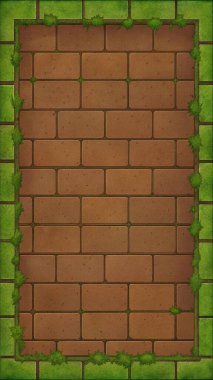 Basit, temiz bir tuğla dokusu, yosun lekeli yüzeyler, doğal hava koşulları, merkezdeki boş bir bölge tarafından vurgulanmış. Klasik planlar için mükemmel, rustik posterler, kalıtım markaları, şehir arkaplanları, mimari tasarım