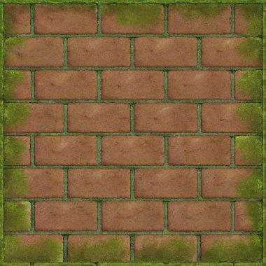 Basit, temiz bir tuğla dokusu, yosun lekeli yüzeyler, doğal hava koşulları, merkezdeki boş bir bölge tarafından vurgulanmış. Klasik planlar için mükemmel, rustik posterler, kalıtım markaları, şehir arkaplanları, mimari tasarım