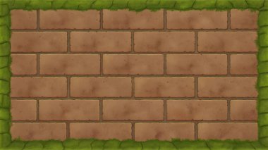 Basit, temiz bir tuğla dokusu, yosun lekeli yüzeyler, doğal hava koşulları, merkezdeki boş bir bölge tarafından vurgulanmış. Klasik planlar için mükemmel, rustik posterler, kalıtım markaları, şehir arkaplanları, mimari tasarım