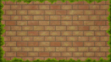 Basit, temiz bir tuğla dokusu, yosun lekeli yüzeyler, doğal hava koşulları, merkezdeki boş bir bölge tarafından vurgulanmış. Klasik planlar için mükemmel, rustik posterler, kalıtım markaları, şehir arkaplanları, mimari tasarım