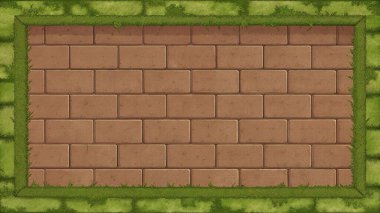 Basit, temiz bir tuğla dokusu, yosun lekeli yüzeyler, doğal hava koşulları, merkezdeki boş bir bölge tarafından vurgulanmış. Klasik planlar için mükemmel, rustik posterler, kalıtım markaları, şehir arkaplanları, mimari tasarım