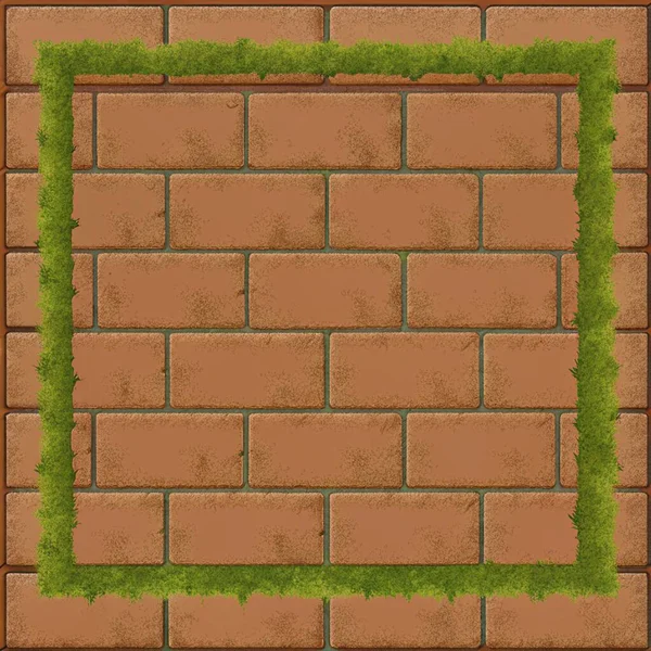 Basit, temiz bir tuğla dokusu, yosun lekeli yüzeyler, doğal hava koşulları, merkezdeki boş bir bölge tarafından vurgulanmış. Klasik planlar için mükemmel, rustik posterler, kalıtım markaları, şehir arkaplanları, mimari tasarım