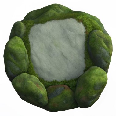 Ortası boş, yosun kaplı kayalar içeren basit, temiz bir kaya dokusu. Kırsal markalaşma, çevre dostu tasarımlar, açık hava posterleri, doğadan esinlenilmiş yerleşimler ve organik ambalajlar için mükemmel. Toprak tonları 