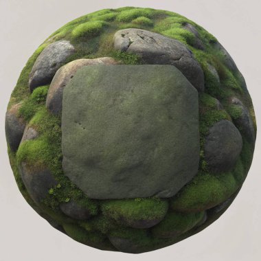 Ortası boş, yosun kaplı kayalar içeren basit, temiz bir kaya dokusu. Kırsal markalaşma, çevre dostu tasarımlar, açık hava posterleri, doğadan esinlenilmiş yerleşimler ve organik ambalajlar için mükemmel. Toprak tonları 