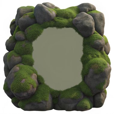 Ortası boş, yosun kaplı kayalar içeren basit, temiz bir kaya dokusu. Kırsal markalaşma, çevre dostu tasarımlar, açık hava posterleri, doğadan esinlenilmiş yerleşimler ve organik ambalajlar için mükemmel. Toprak tonları 