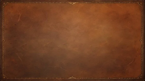 Sıcacık kahverengi ve sepya tonlarında sıkıntılı bir yaşlı yüzeyi içeren basit, temiz bir deri dokusu. Tasarım, merkezde içi boş bir alan içeriyor, antika kapaklar, eski markalar, eski posterler veya kırsal la için mükemmel hale getiriyor.