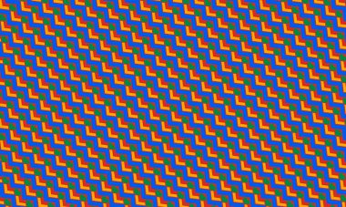 Katmanlı geometrik elementlere sahip kalın zigzag çizgileri içeren kusursuz semboller, tekstil, duvar kağıtları ve modern dijital arkaplanlar için mükemmel..