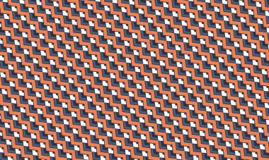 Katmanlı geometrik elementlere sahip kalın zigzag çizgileri içeren kusursuz semboller, tekstil, duvar kağıtları ve modern dijital arkaplanlar için mükemmel..