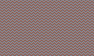 Tekrarlanan sembol deseni zigzag çizgilerini kareli blok düzeni ile birleştiriyor, tekstil, duvar kağıtları, dijital sanat ve modern grafik tasarımı için ideal..
