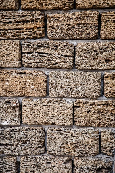 Old Brick Wall Horizontal Wide Brick Wall Background Vintage House — Stock Photo, Image