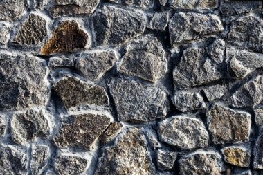 Taş duvar yüzeyinin deseni