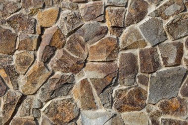 Taş duvar yüzeyinin deseni