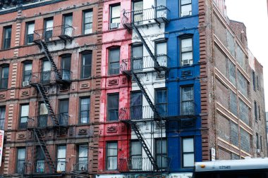 Usa, New York, 12 Kasım 2019. New York Şehir Binası Cephesi