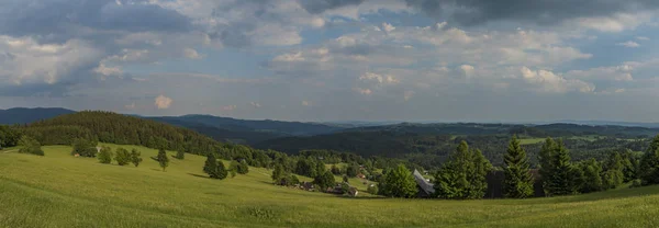 Paseky Nad Jizerou Dorf Frühling Sonnig Schöne Farbe Tag — Stockfoto