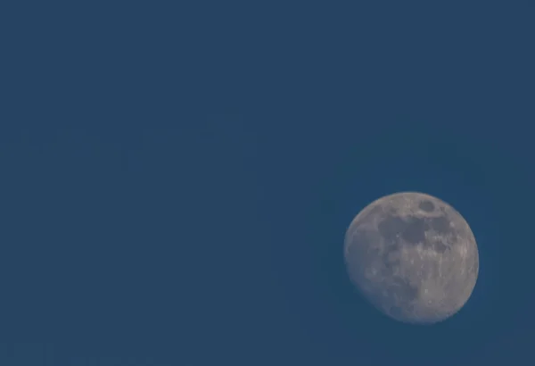 Lune Bleue Printemps Belle Soirée Dans Les Montagnes Krkonose — Photo