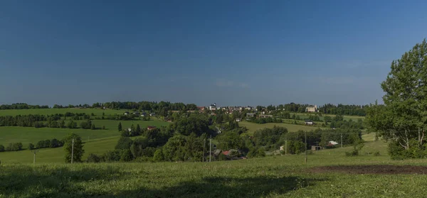 Riesengebirge Zwischen Jablonec Und Vysoke Nad Jizerou Städte Frühling Schöner — Stockfoto