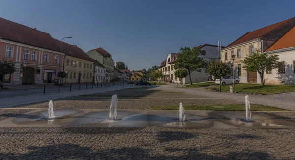 Trest Stadt Heißen Sonnigen Sommermorgen Südböhmen — Stockfoto