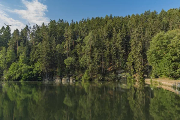 Nebakov Cseh Paradicsom Nemzeti Park Nyári Meleg Napon — Stock Fotó
