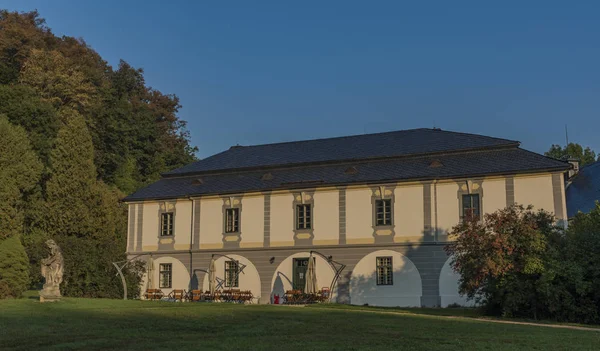 Château Velke Losiny Été Beau Matin Ensoleillé — Photo