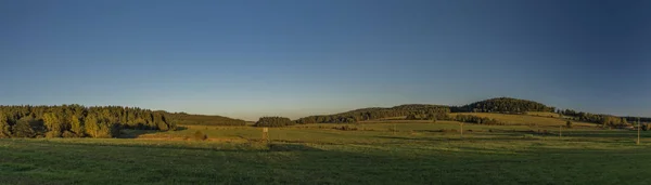 Prados Florestas Parque Nacional Sumava Sul Boêmia — Fotografia de Stock